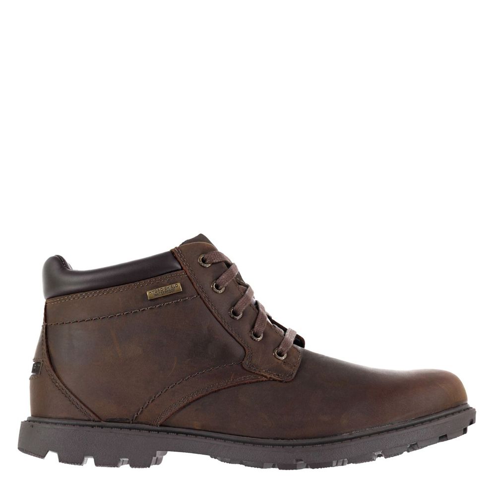 Botas Robustas Homem Rockport Toe Marrom,Portugal MLVZA-8410